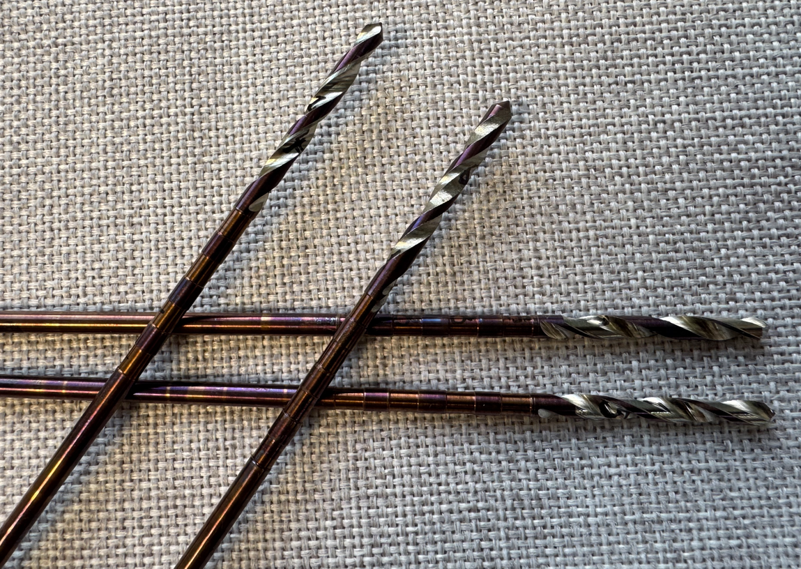 how to straighten the drill bits