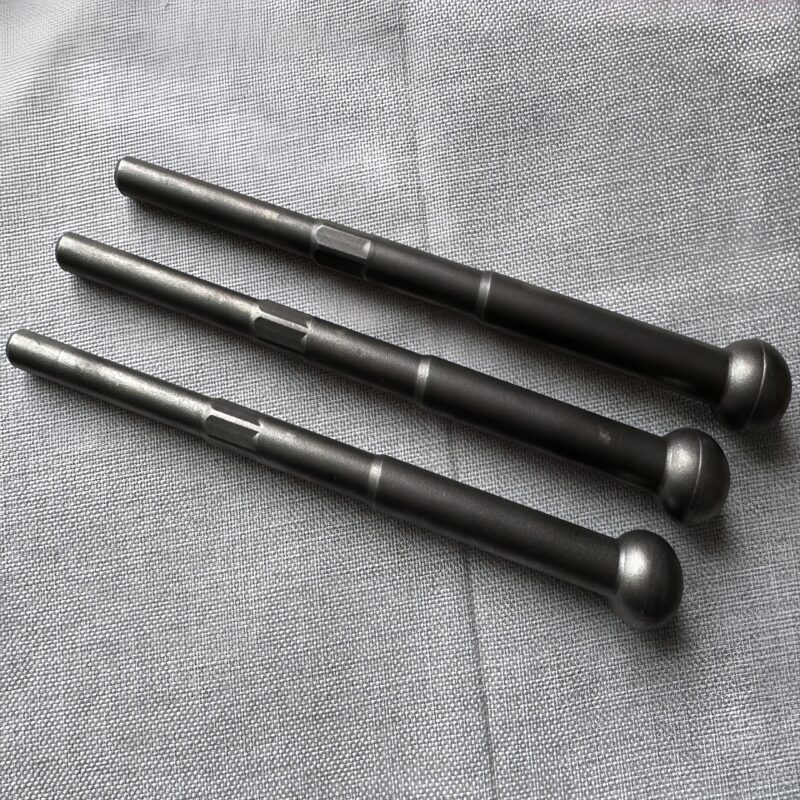 Ball head rod straightening machine