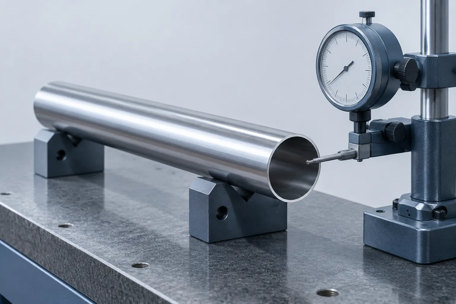 Released thin-wall tube verification concept - engineering concept illustration