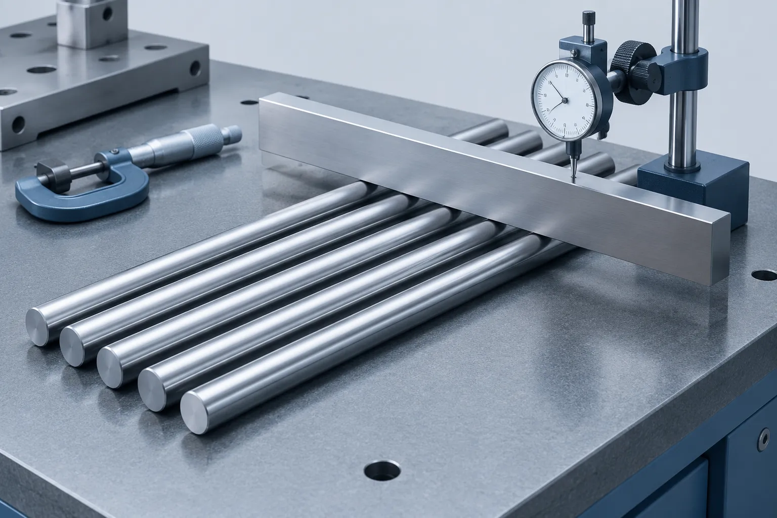Released cut wire samples on bench concept - engineering concept illustration