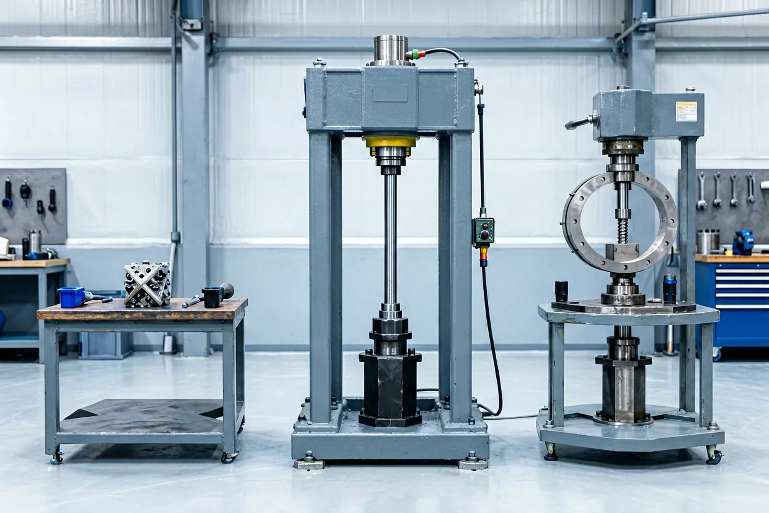 Kelly repair workflow from inspection through press straightening to verified runout check
